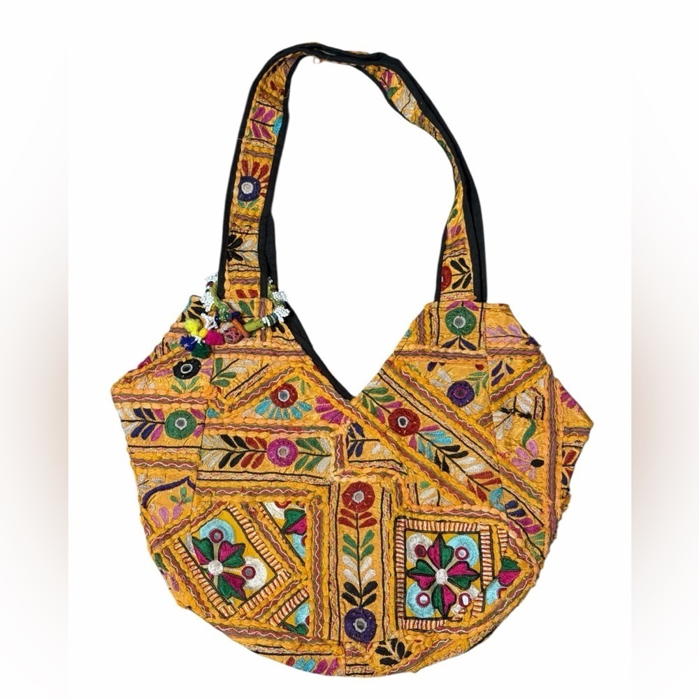 Vintage Banjara Embroidered Multicolor Women's Bag Boho Purse